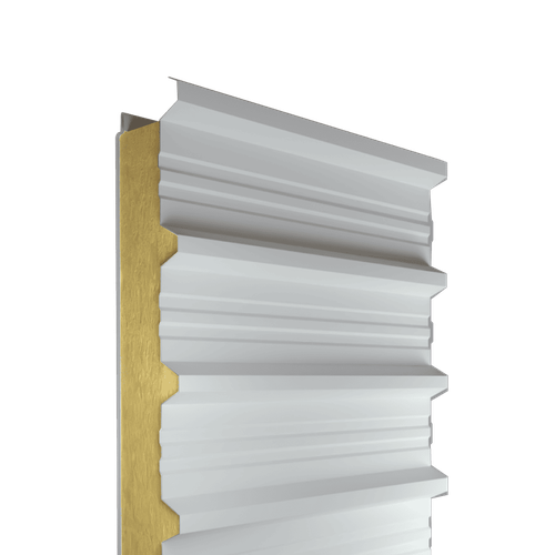 Сэндвич-панель кровельная МВУ 250 мм ПКБ2, профиль трапецивидный