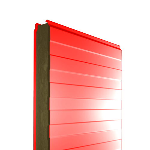 Сэндвич-панель стеновая МВУ 300 мм профиль трапецивидный 50 x 50