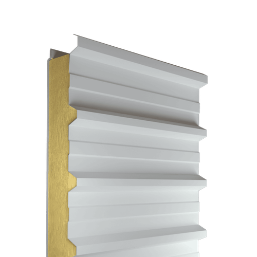 Сэндвич-панель кровельная МВУ 300 мм ПКБ, профиль трапецивидный