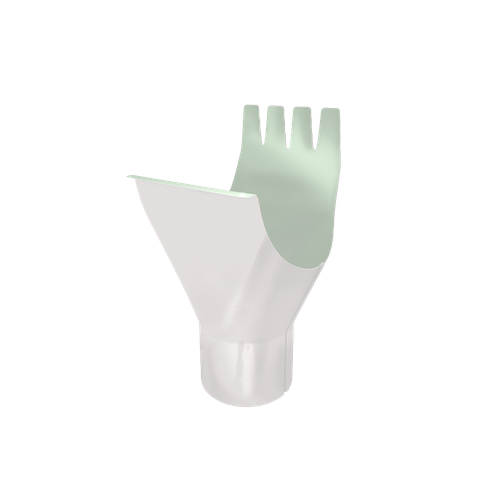 Воронка водосборная для водостока Grand Line Optima Гранд Лайн 125/90 мм металлическая, цвета RAL