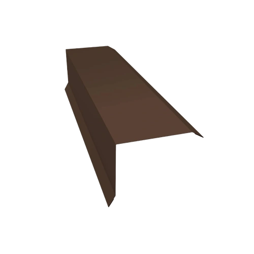 Торцевая планка 110х80 мм R=250 L=2000 RAL 9006