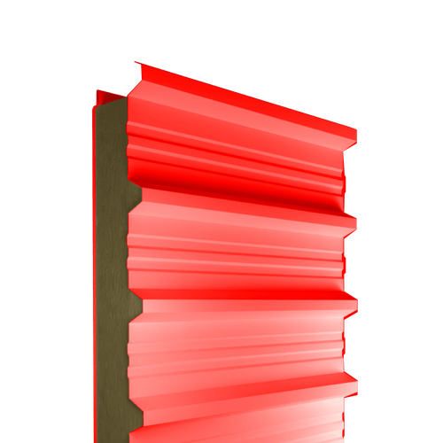 Сэндвич-панель кровельная МВУ 80 мм ПКБ2, профиль трапецивидный