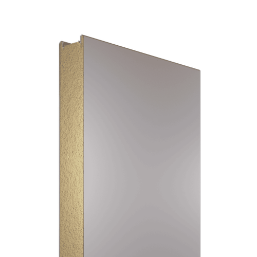 Сэндвич-панель стеновая ПИР 80 мм профиль гладкий