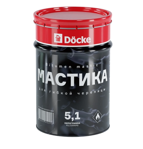 Мастика для гибкой черепицы 5,1 кг(5л)