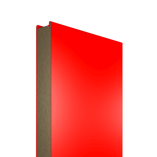 Сэндвич-панель стеновая ПИР 100 мм профиль гладкий