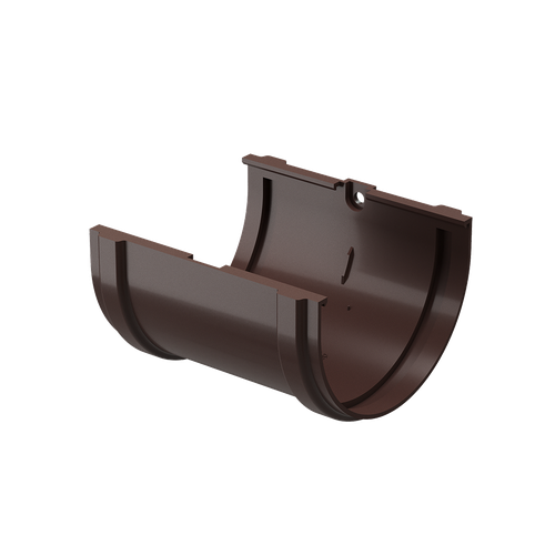 Docke PREMIUM Соединитель желобов шоколад для водостока пластик