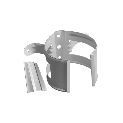 Кронштейн трубы для водостока металлический на дерево Grand Line ГрандЛайн, 100мм, цвета RAL