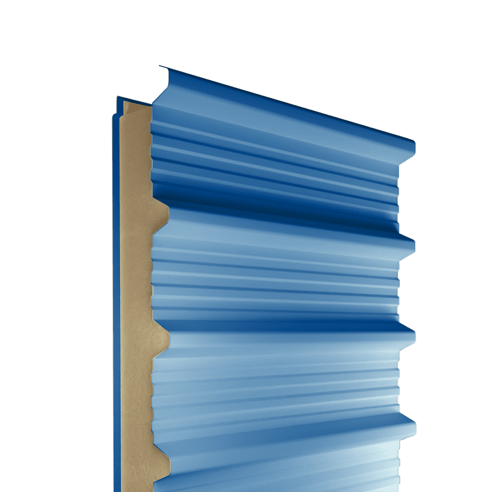Сэндвич-панель кровельная ПИР 120 мм профиль трапецивидный (фото 3)
